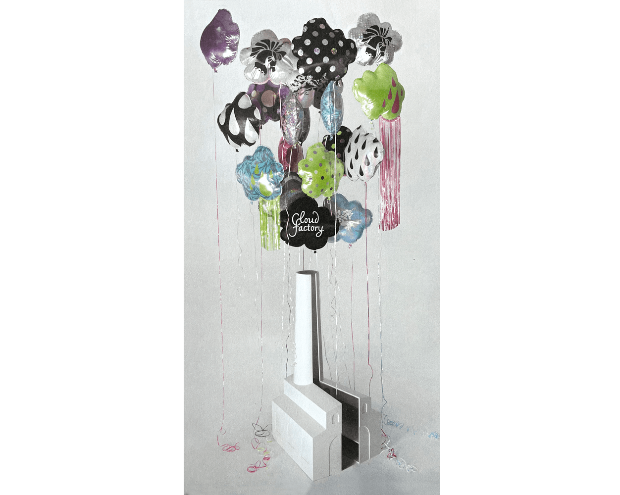 Cloudfactory, art installation by Thera Hillenaar, art direction by Jessica Kersten